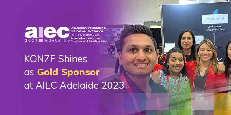 KONZE Shines as Gold Sponsor at AIEC Adelaide 2023